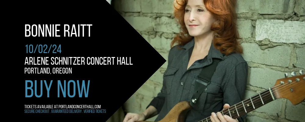 Bonnie Raitt at Arlene Schnitzer Concert Hall